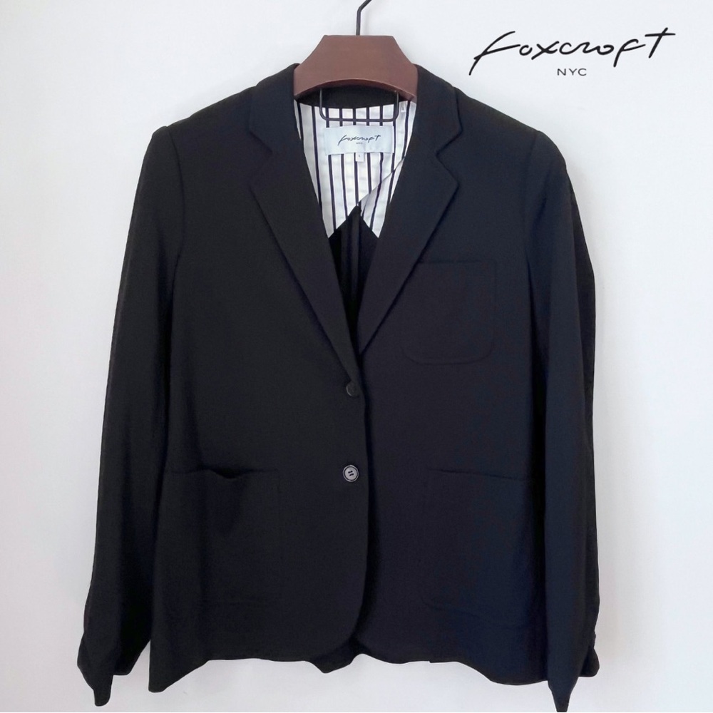 Foxcroft Women’s 2-Button Ponte Blazer